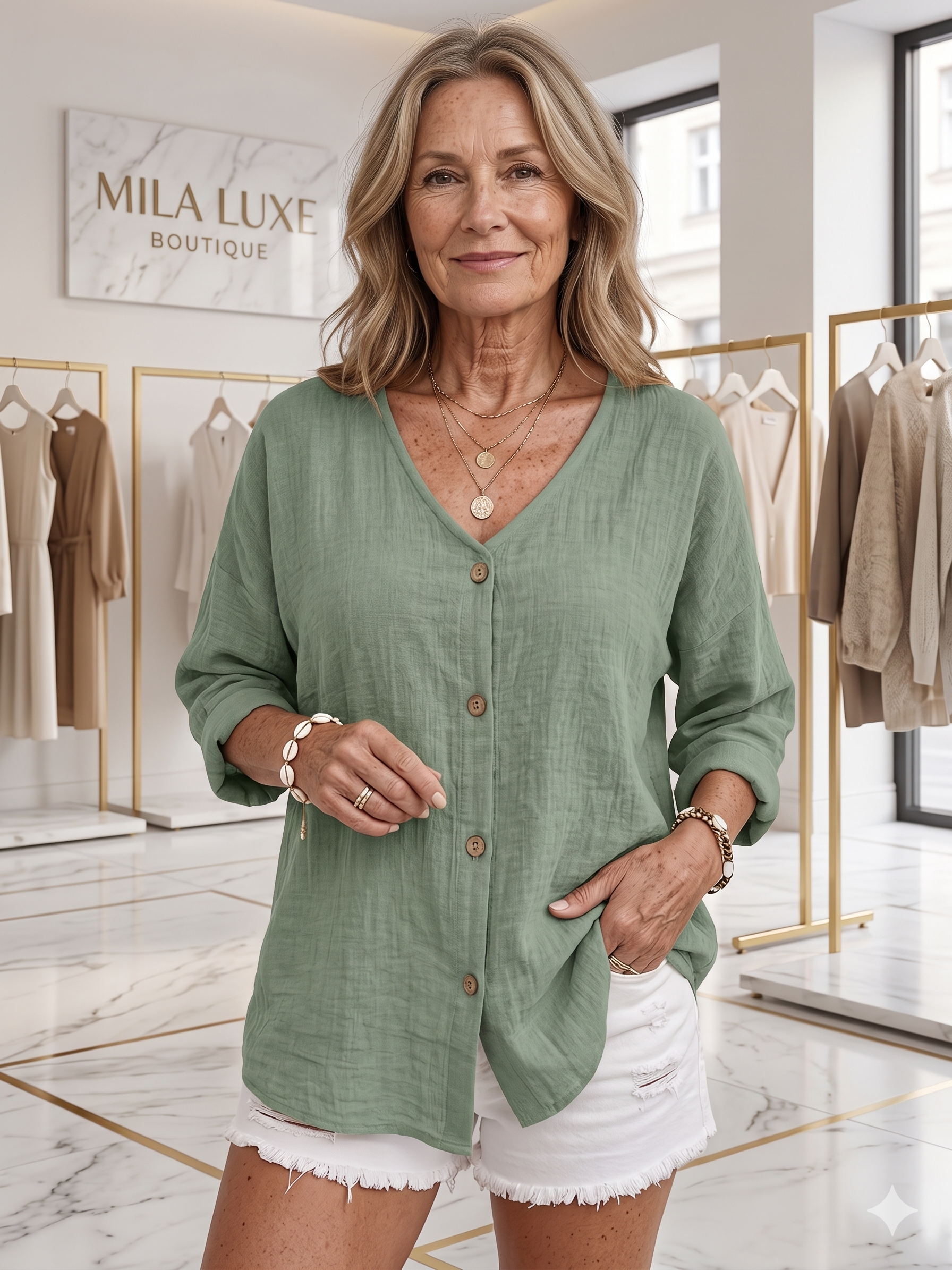 Alana - Linen Shirt