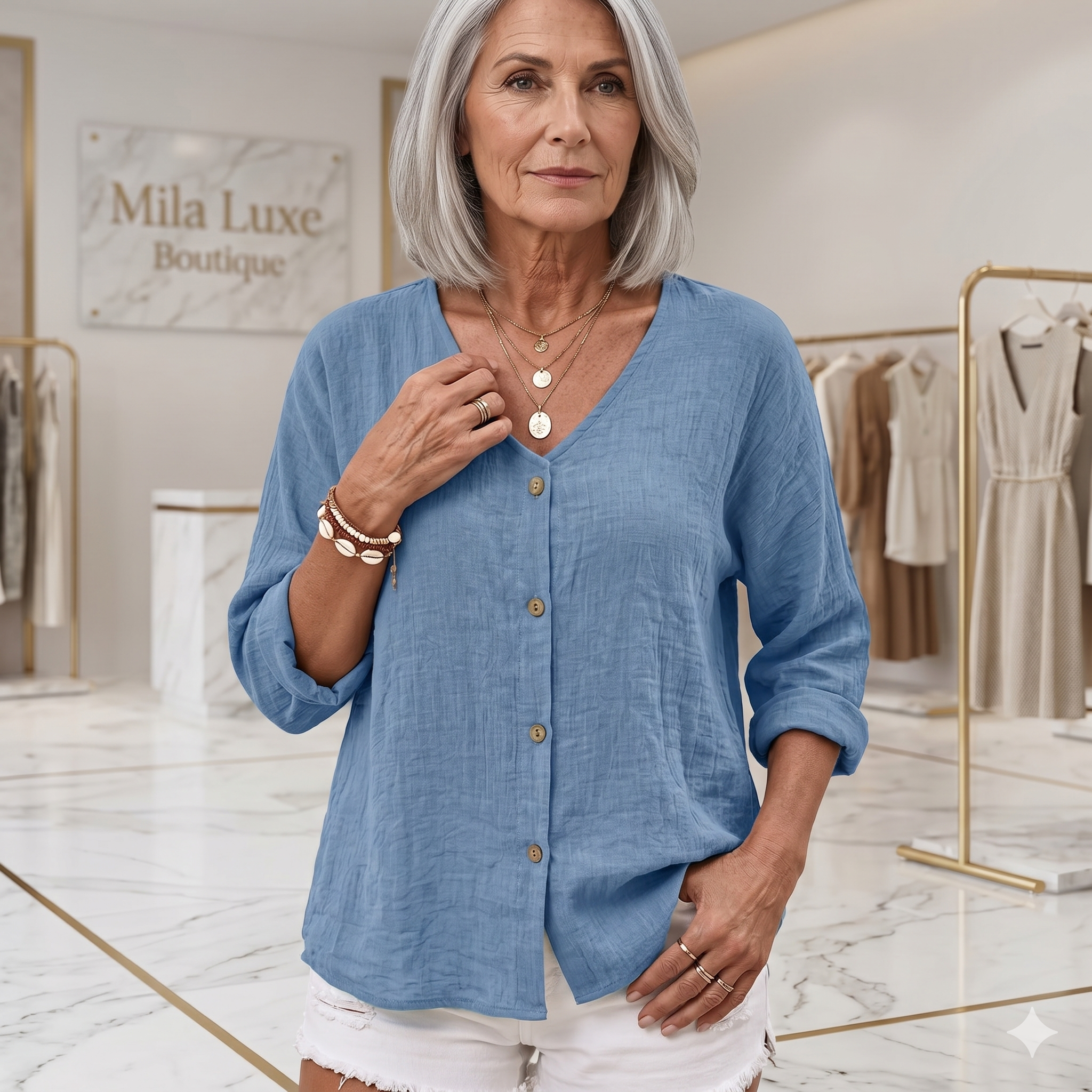 Alana - Linen Shirt