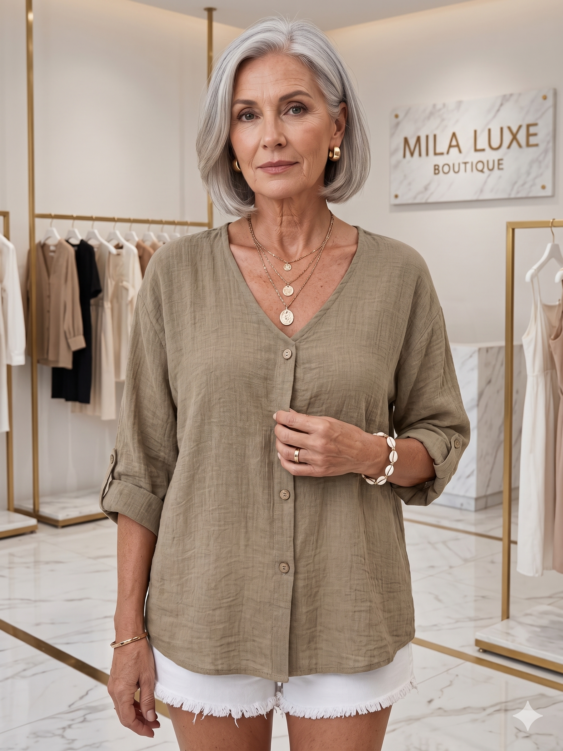 Alana - Linen Shirt