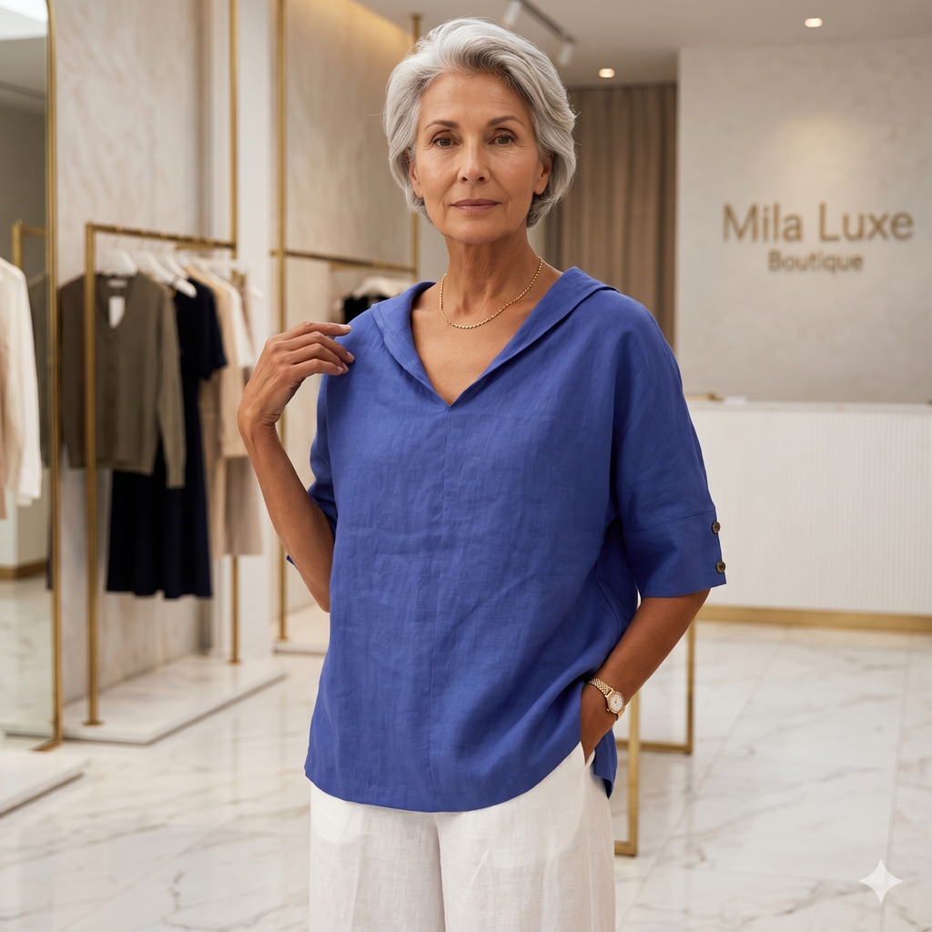 Alexa - Linen Blouse