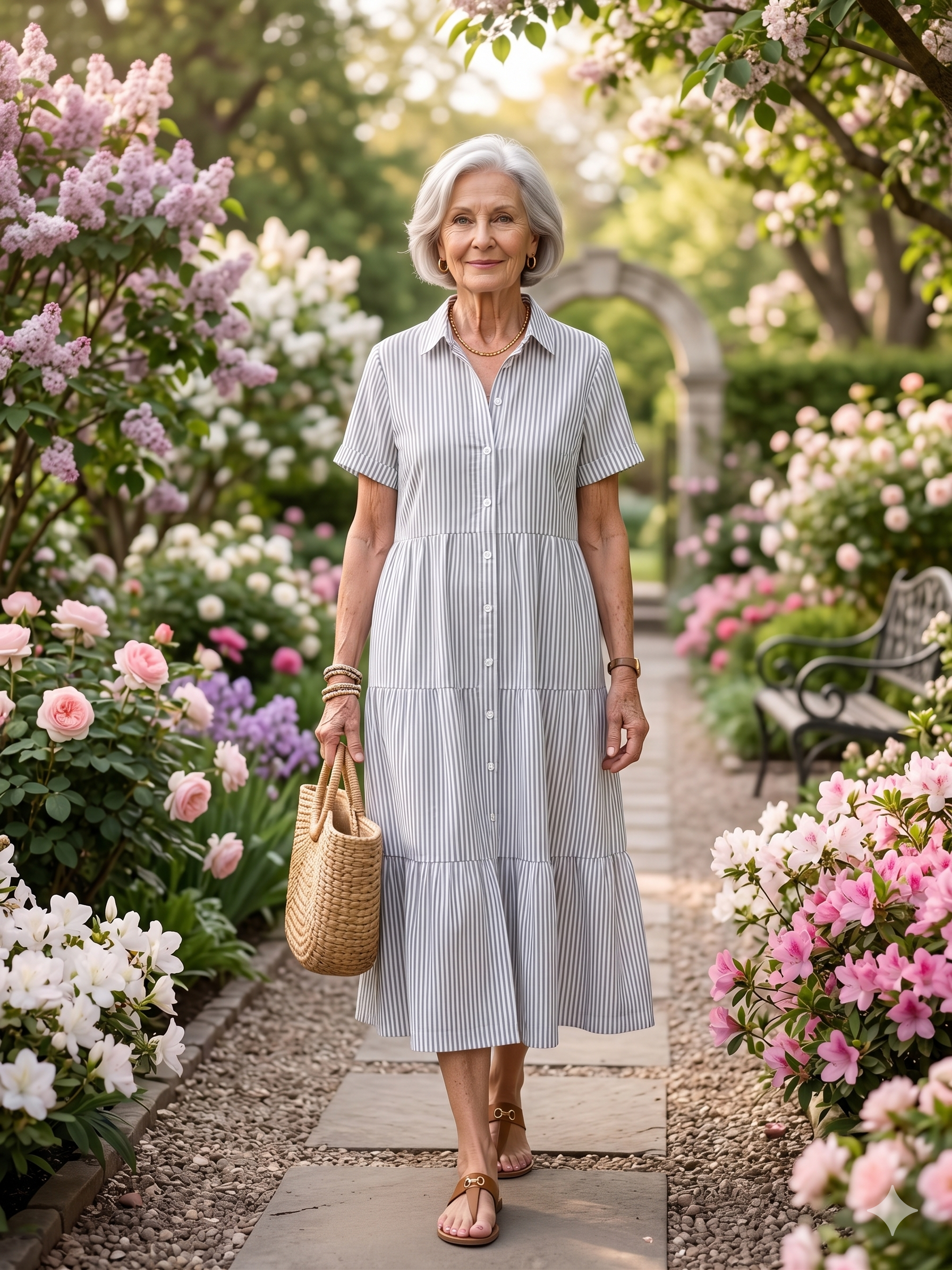 Angela | Classic Shirt Maxi Dress