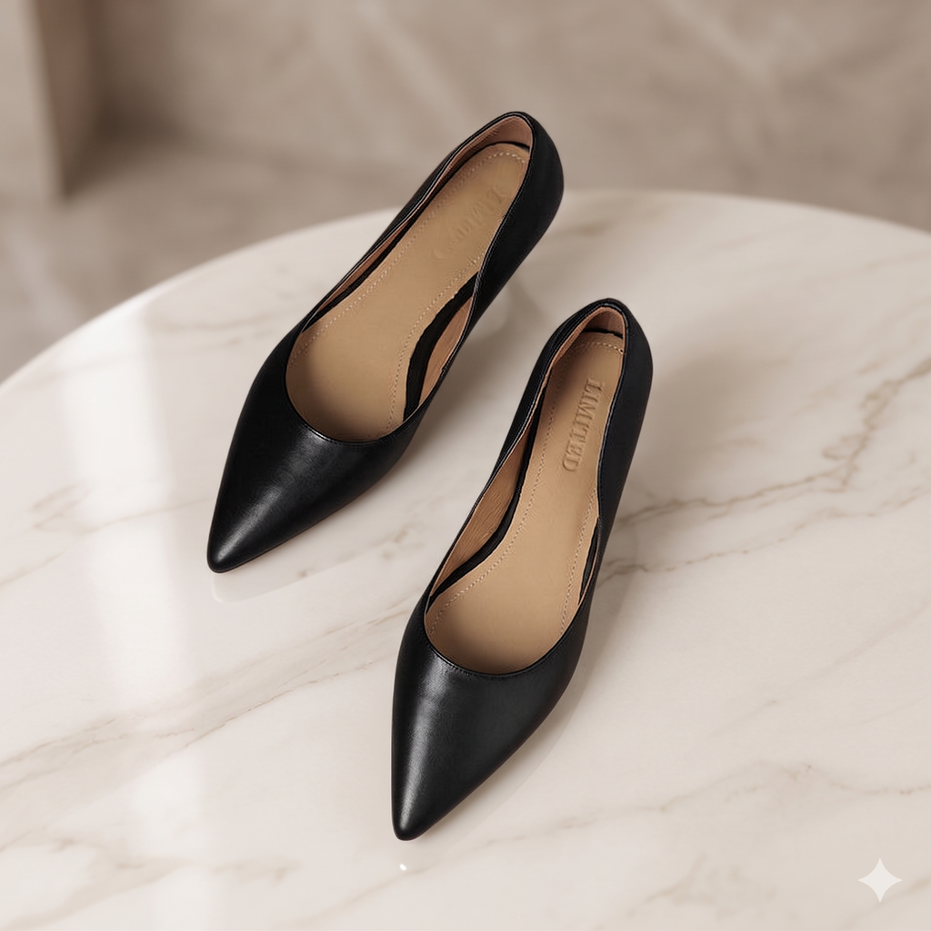 Arla Genuine Leather Flats