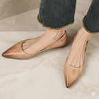 Arla Genuine Leather Flats