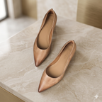 Arla Genuine Leather Flats