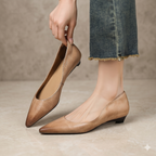 Arla Genuine Leather Flats