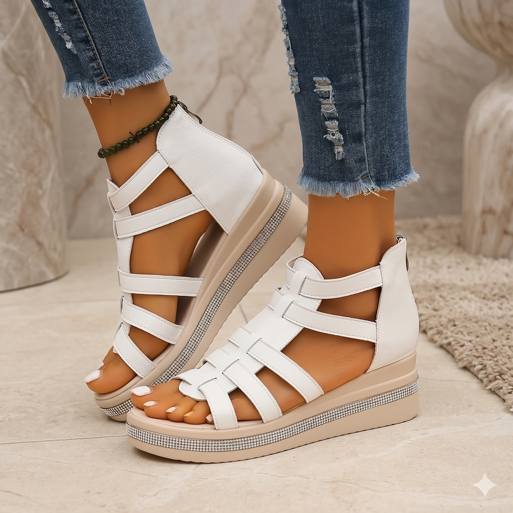 Axelle | Elegant Wedge Sandals
