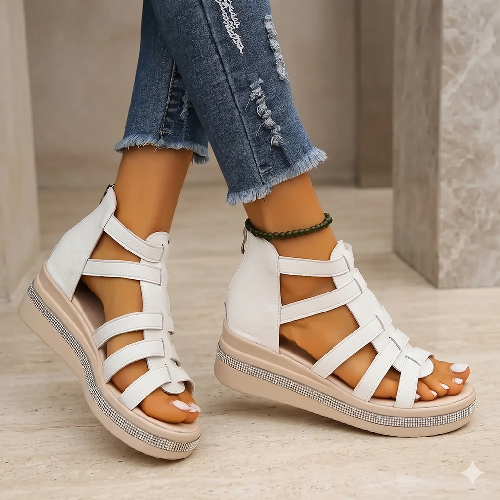 Axelle | Elegant Wedge Sandals