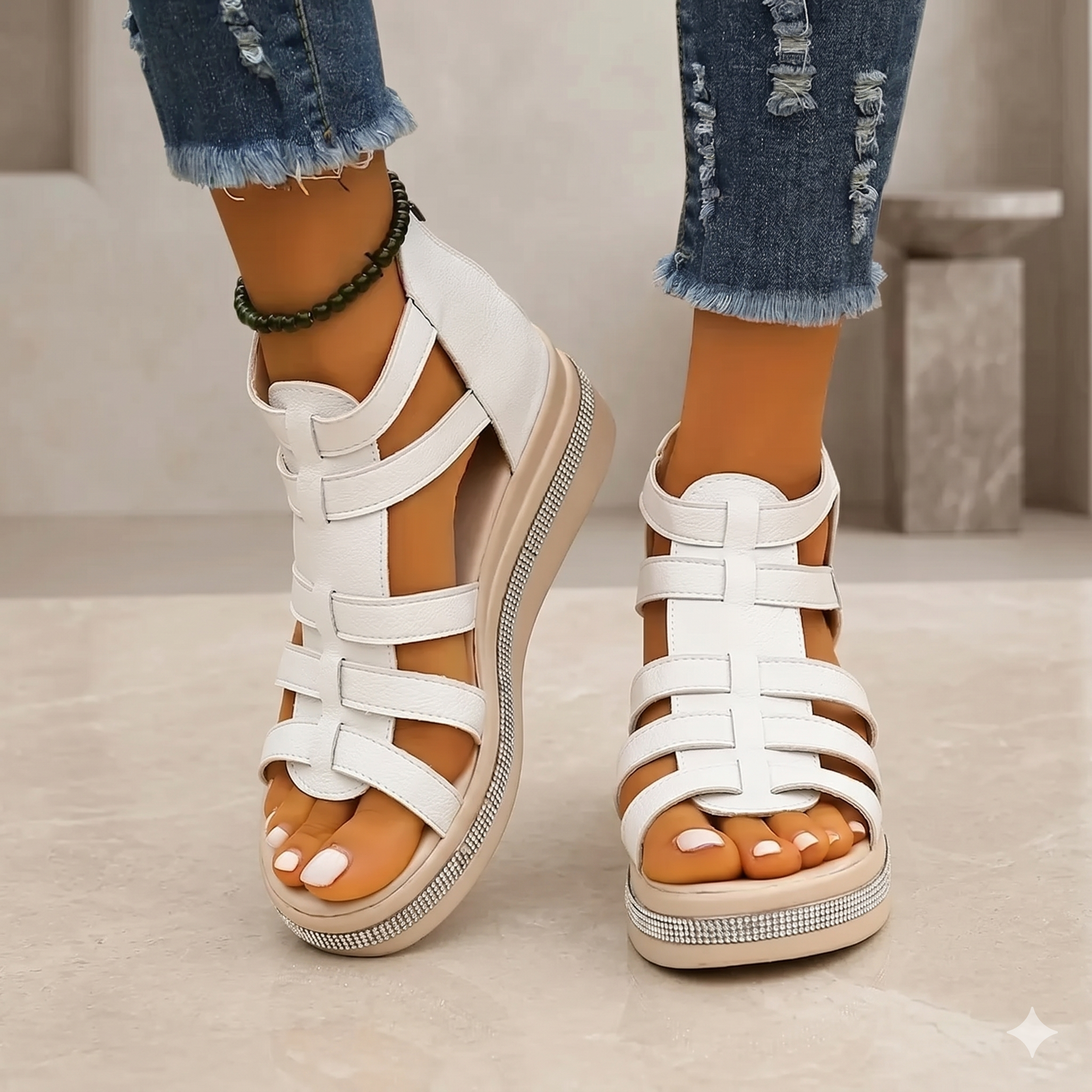Axelle | Elegant Wedge Sandals