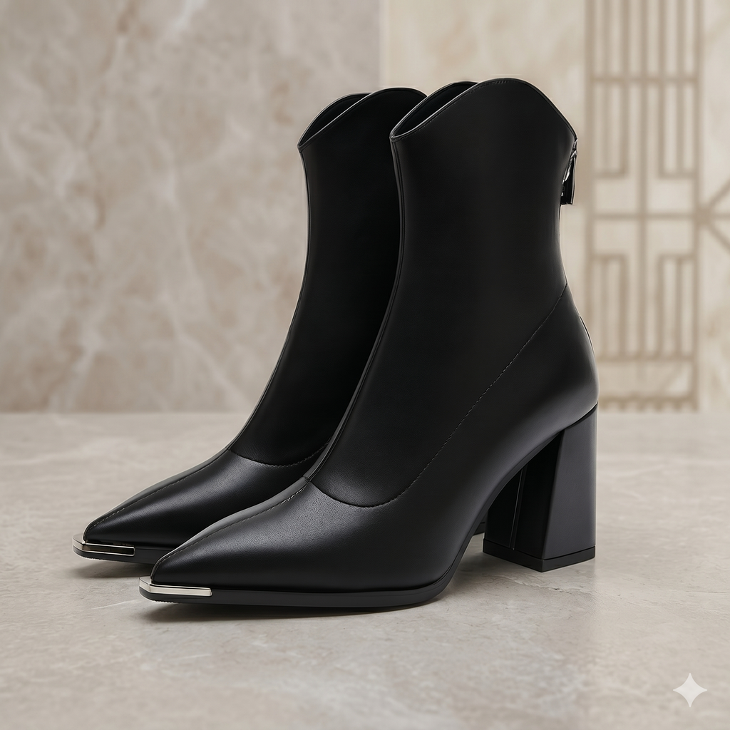 Celeste | Chrome Tip Boots