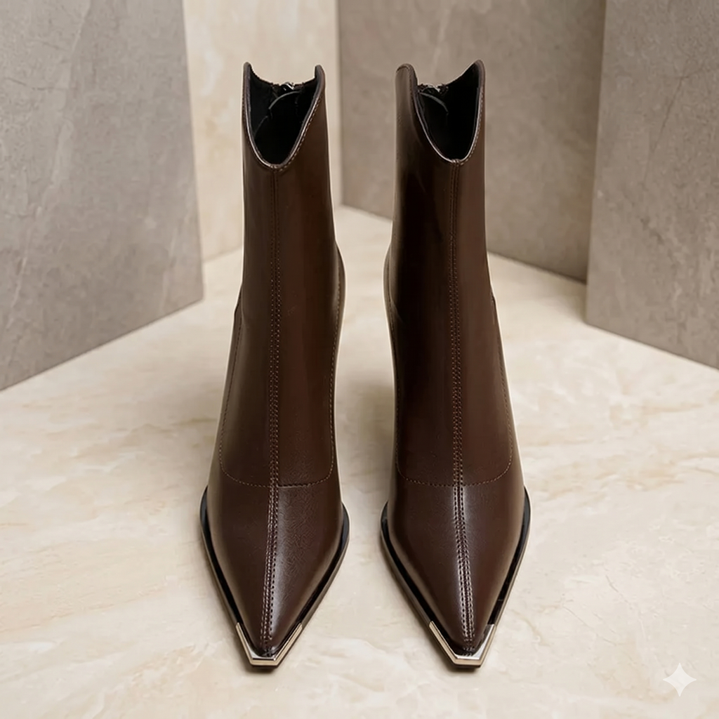 Celeste | Chrome Tip Boots