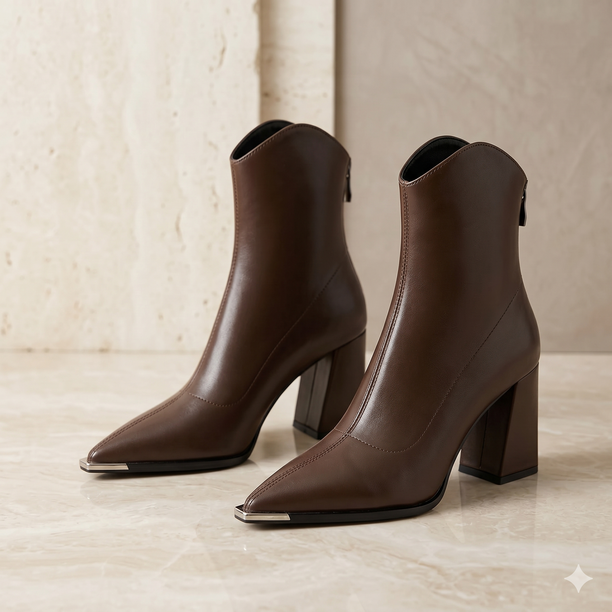 Celeste | Chrome Tip Boots