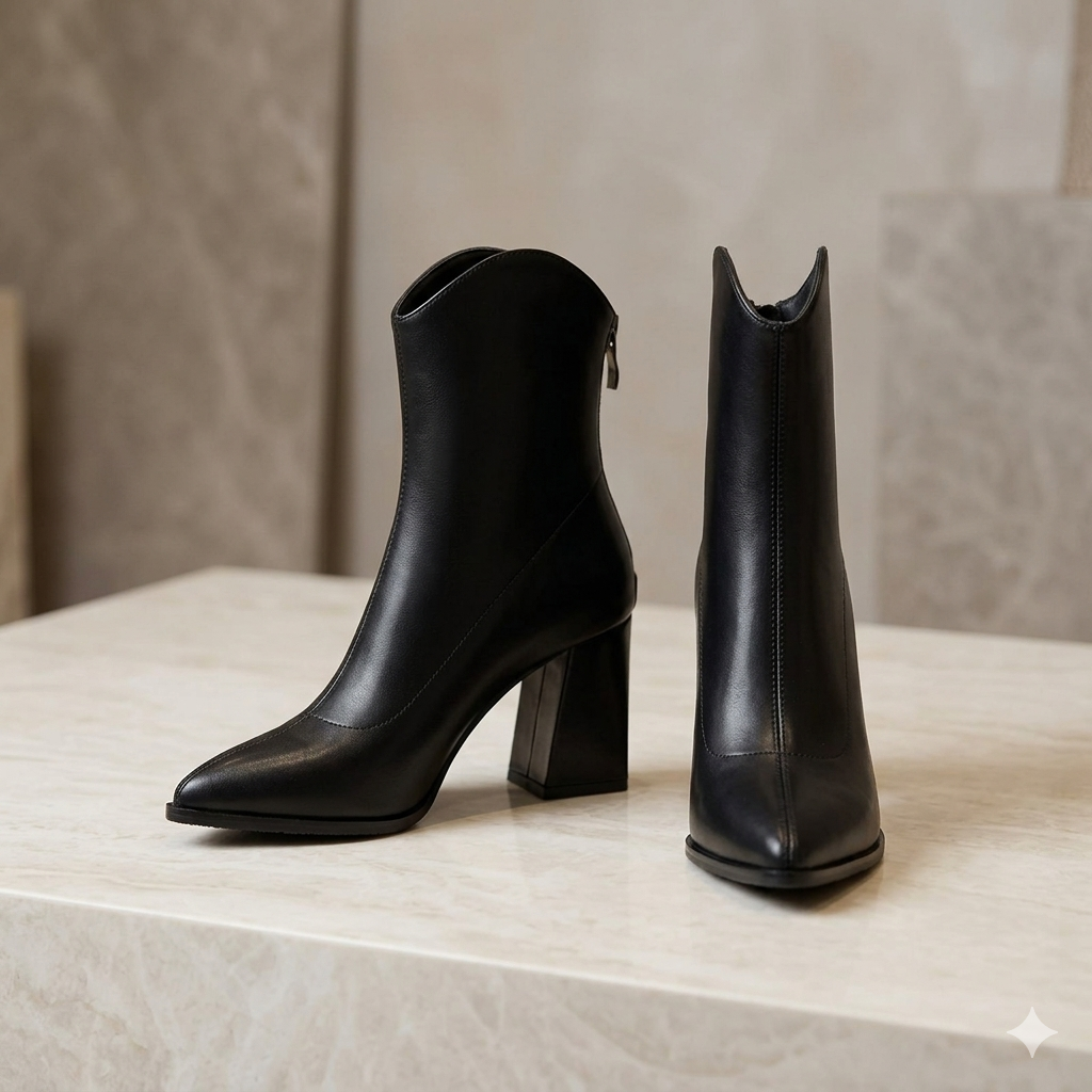 Celeste | Chrome Tip Boots