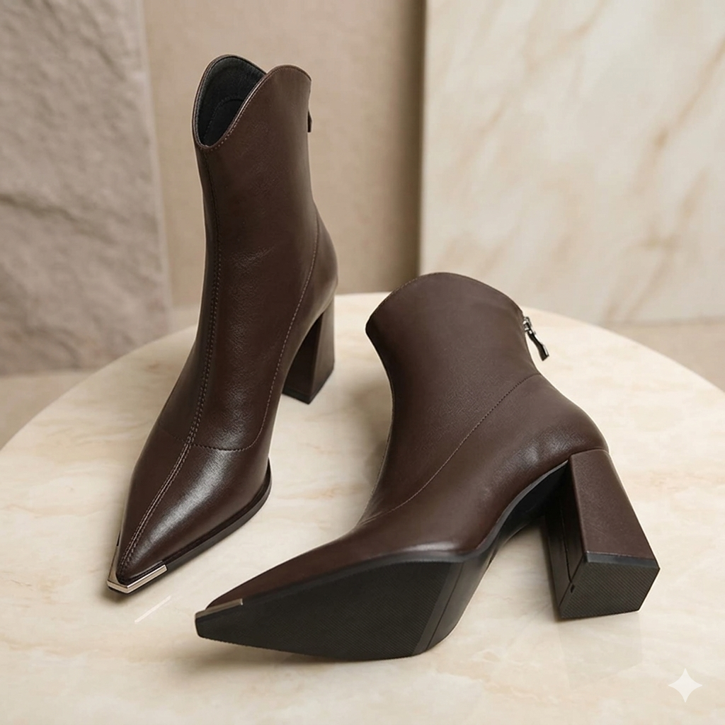 Celeste | Chrome Tip Boots