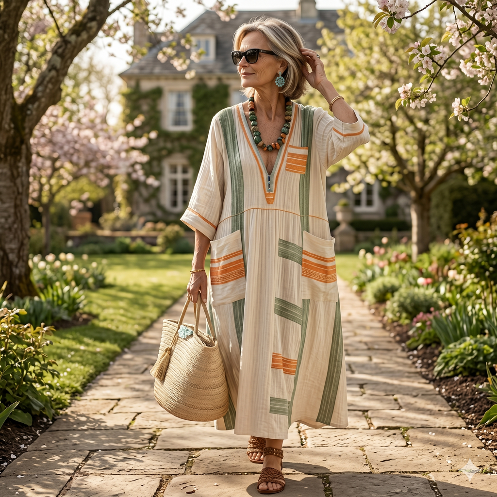 Dalia™ | Flowing Mediterranean Dress