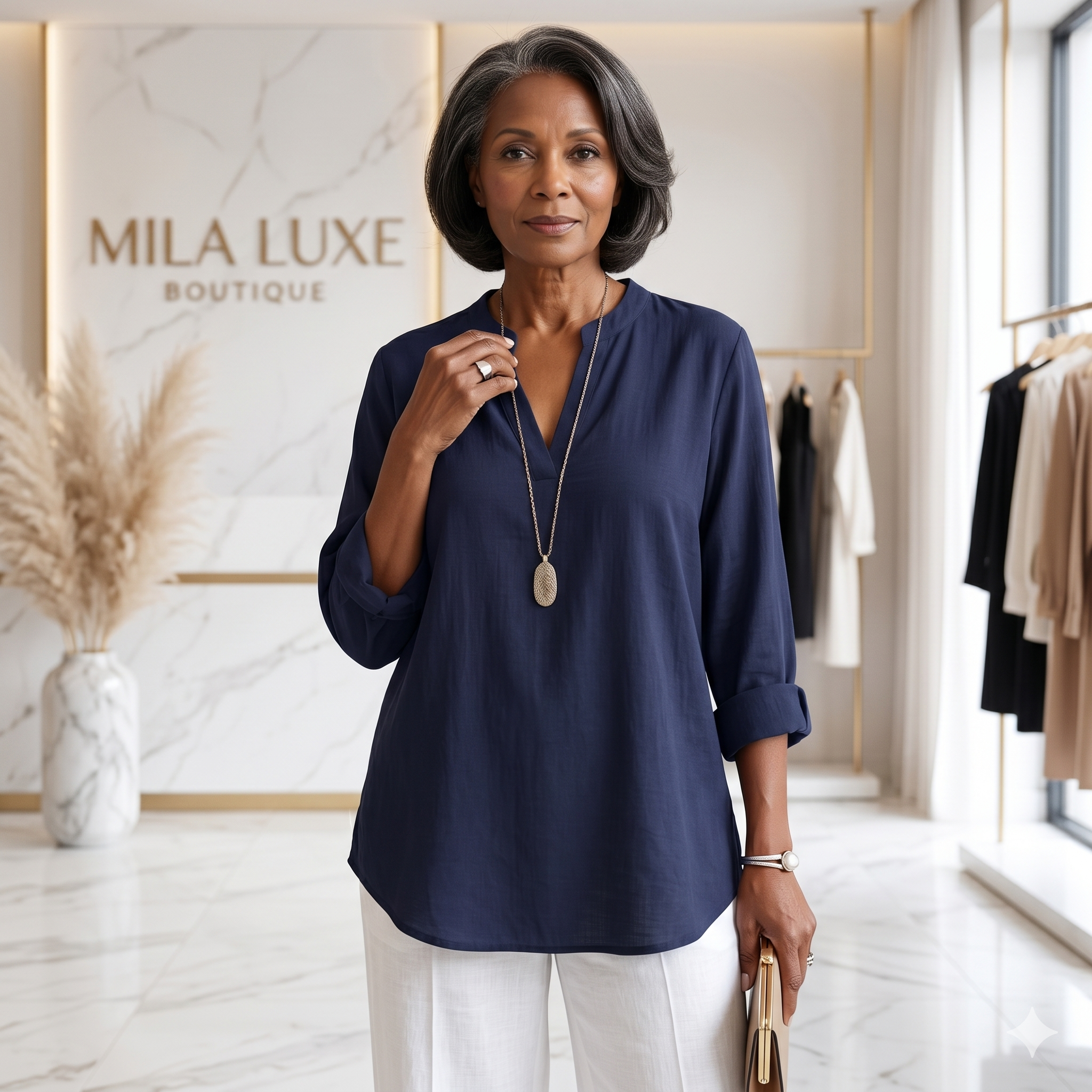 Élara Linen Blouse
