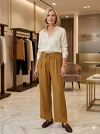 Evelyn | Wide-Leg Drawstring Trousers