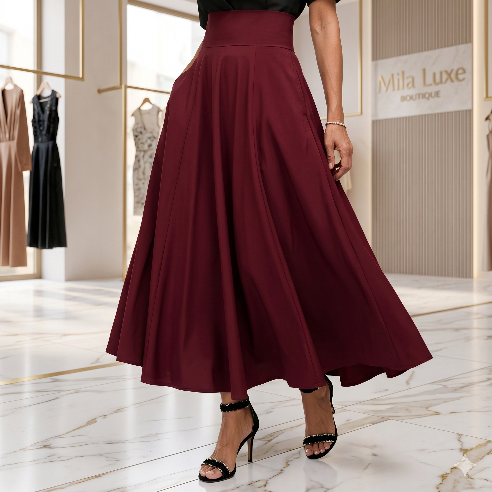 Lariss | Elegant Maxi Skirt