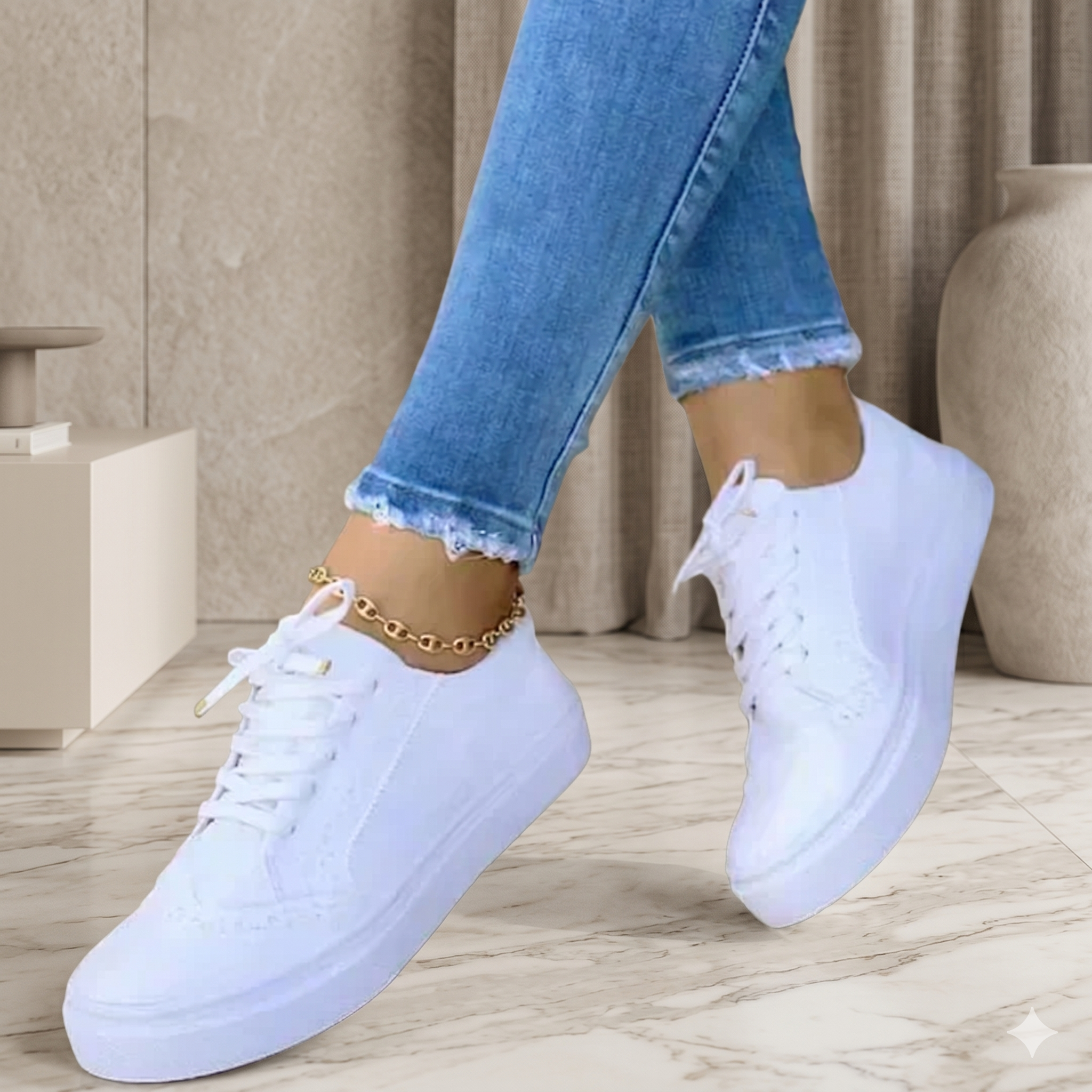 Maeva | Orthopedic Lace-up Sneakers