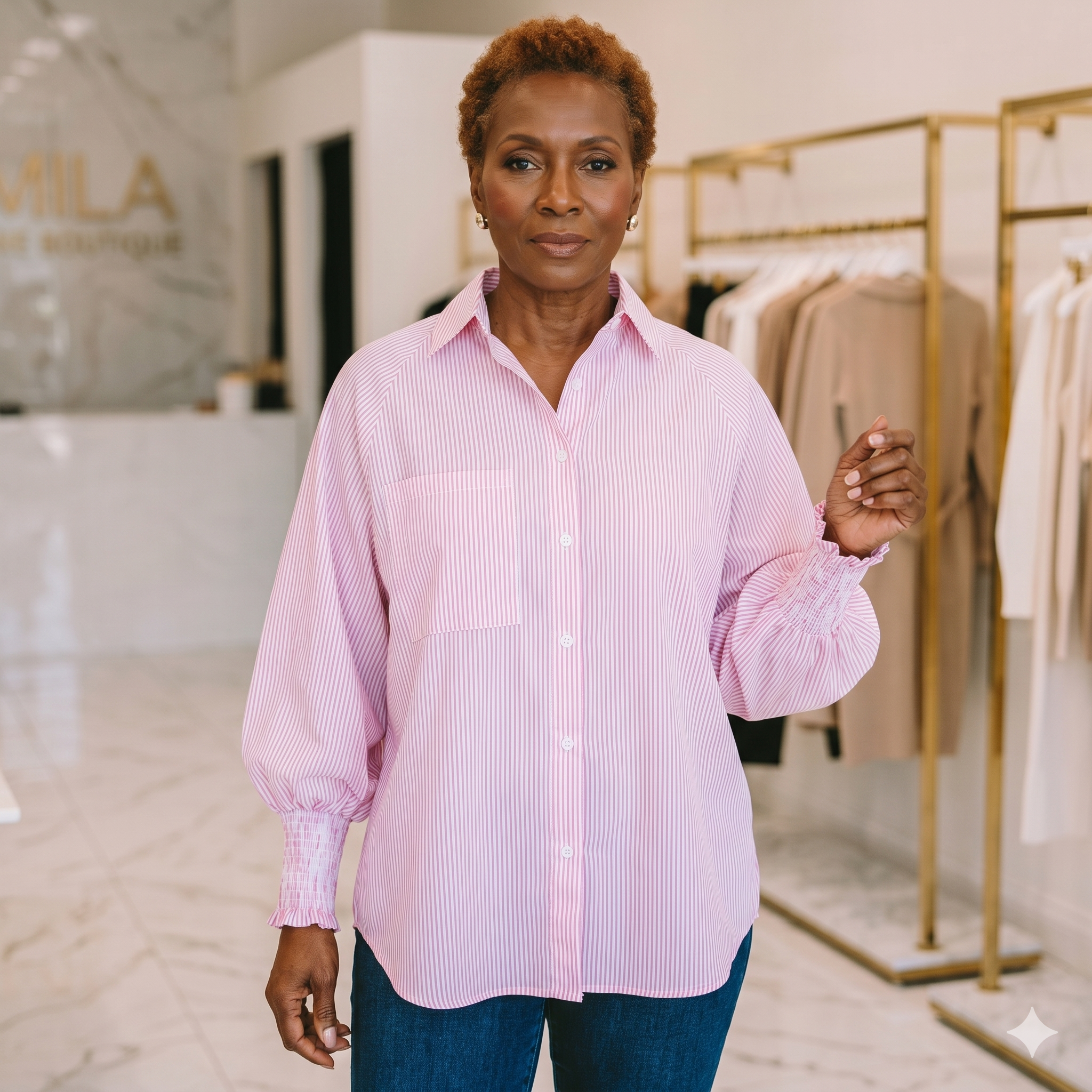 Maude™| Women Everyday Relaxed-Fit Shirt