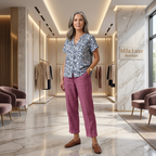 Nadia | Relaxed Cropped White Trouser
