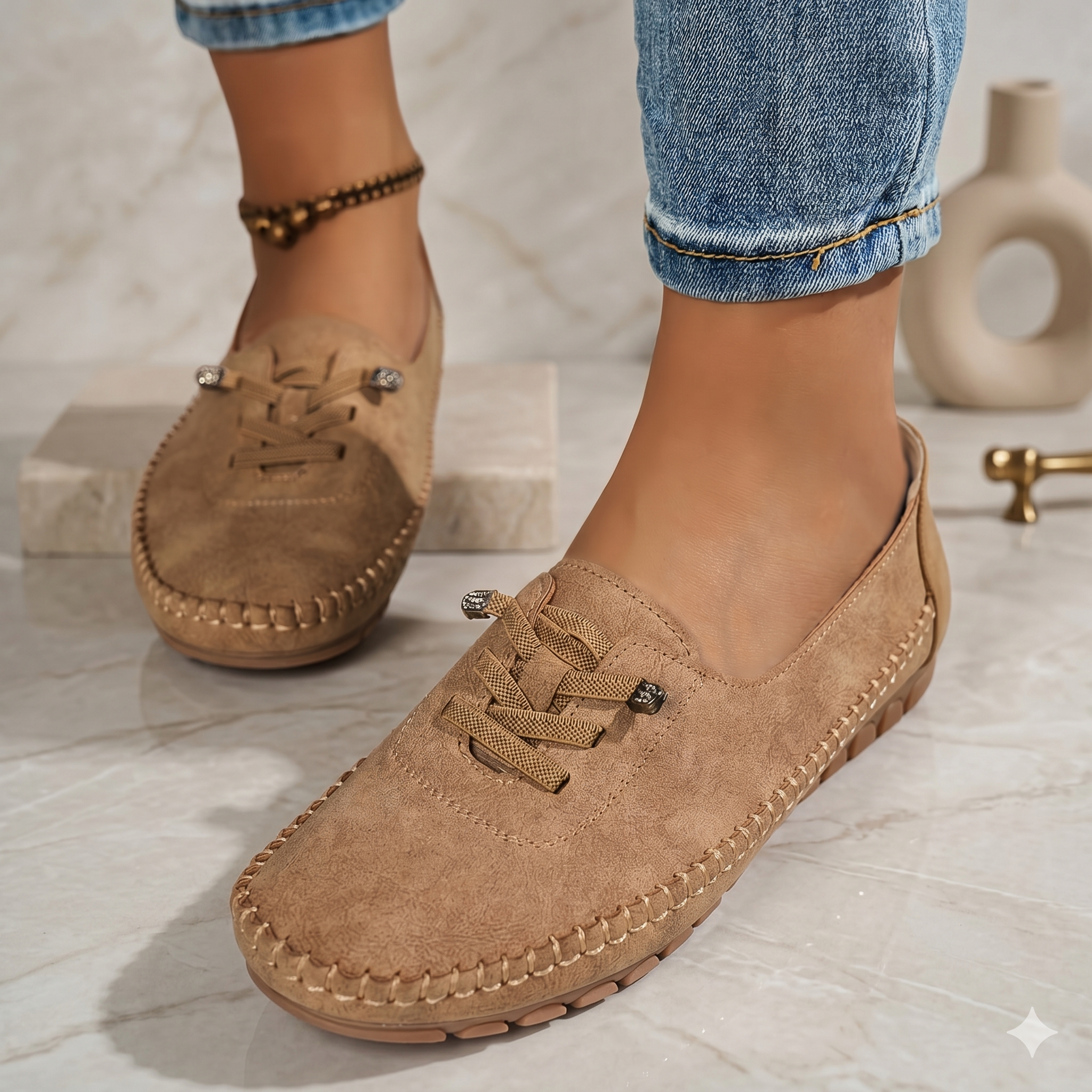Orthelia | Soft moccasins with full support for sensitive feet
