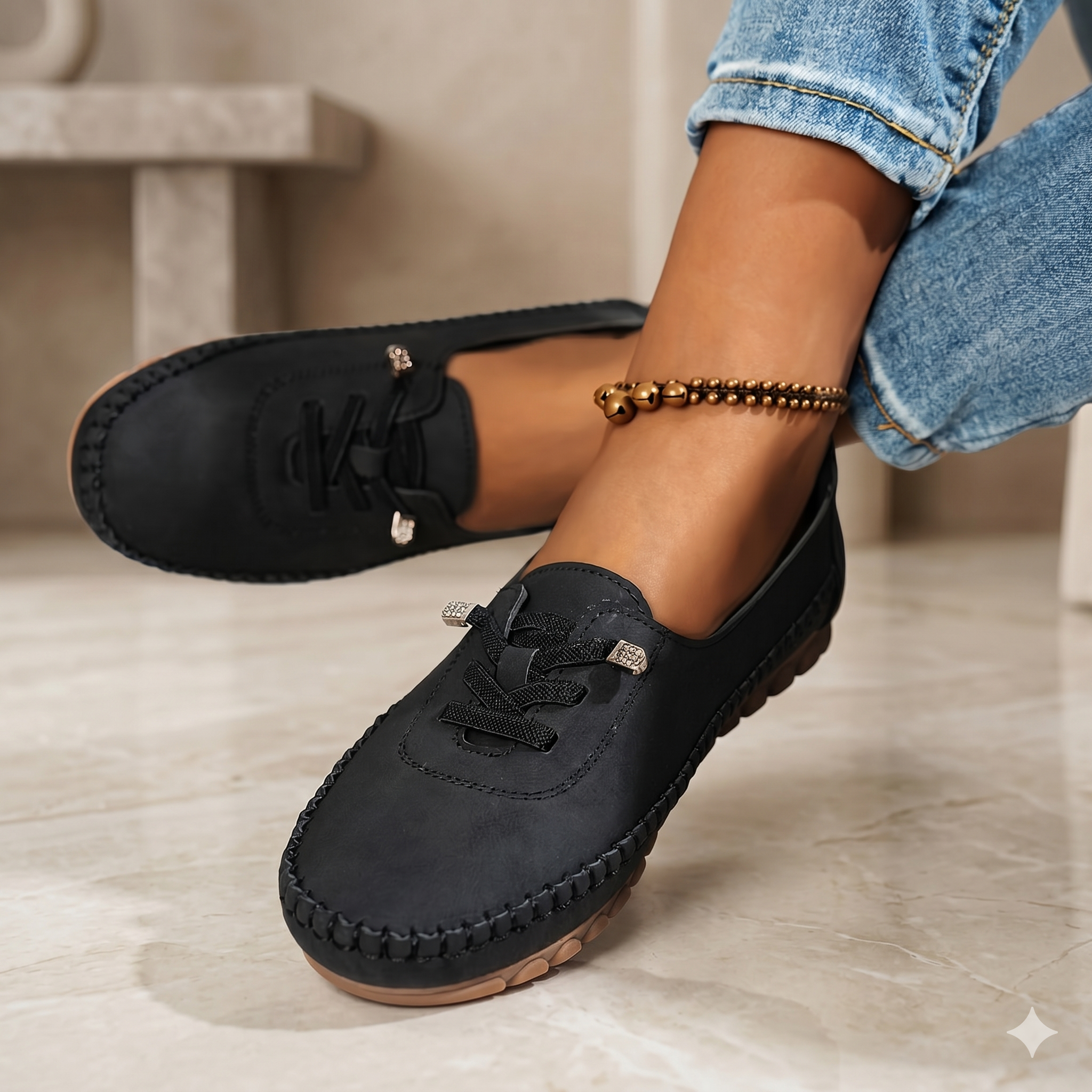 Orthelia | Soft moccasins with full support for sensitive feet