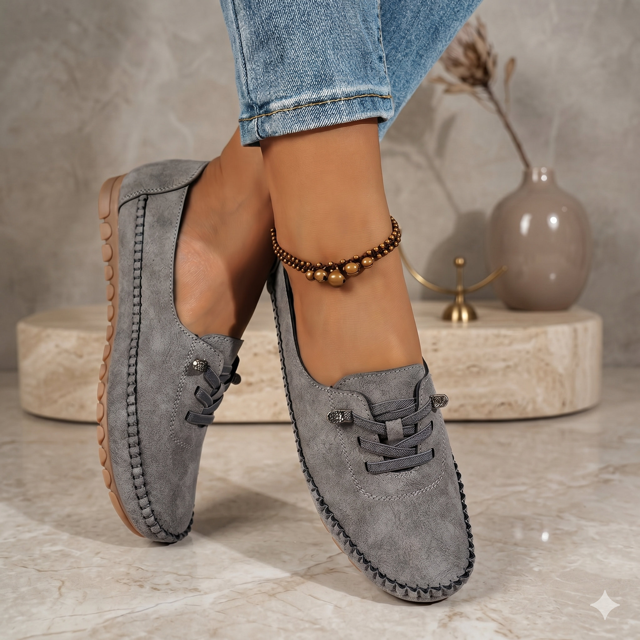 Orthelia | Soft moccasins with full support for sensitive feet