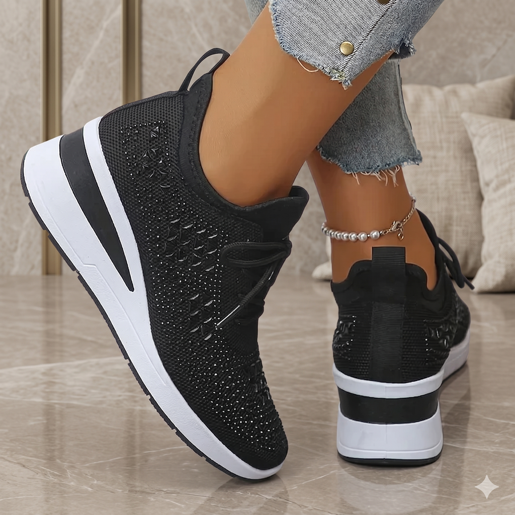Romee | Orthopedic Sneakers with Sparkling Rhinestones