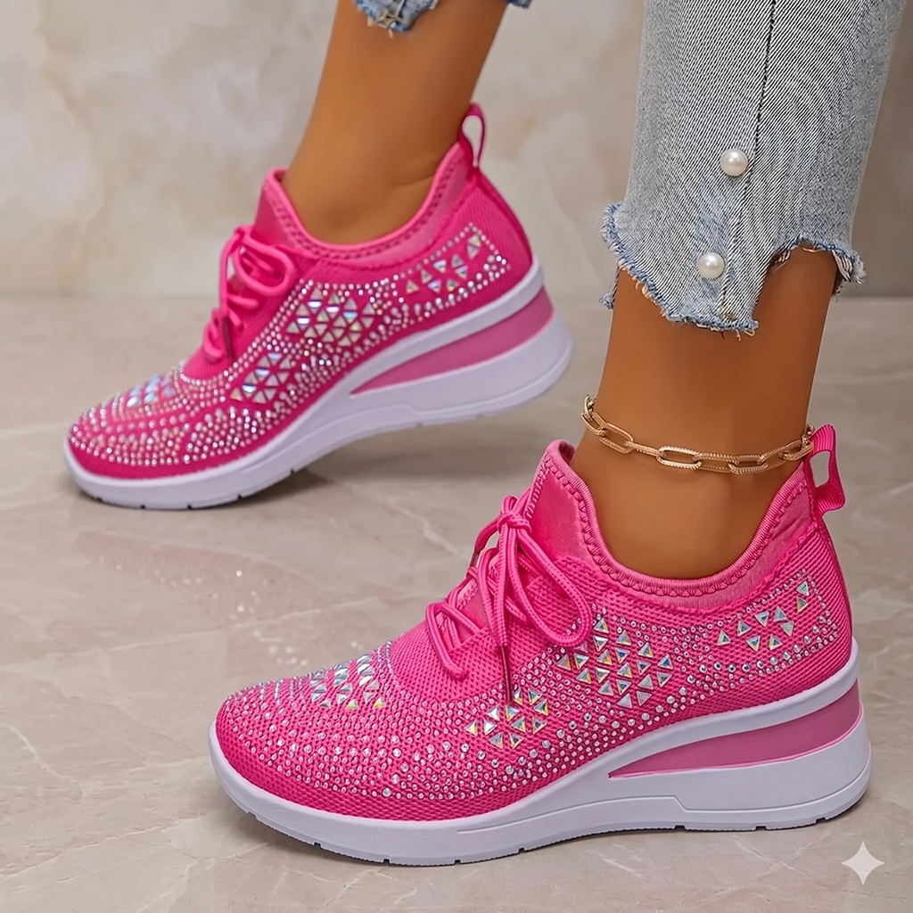 Romee | Orthopedic Sneakers with Sparkling Rhinestones