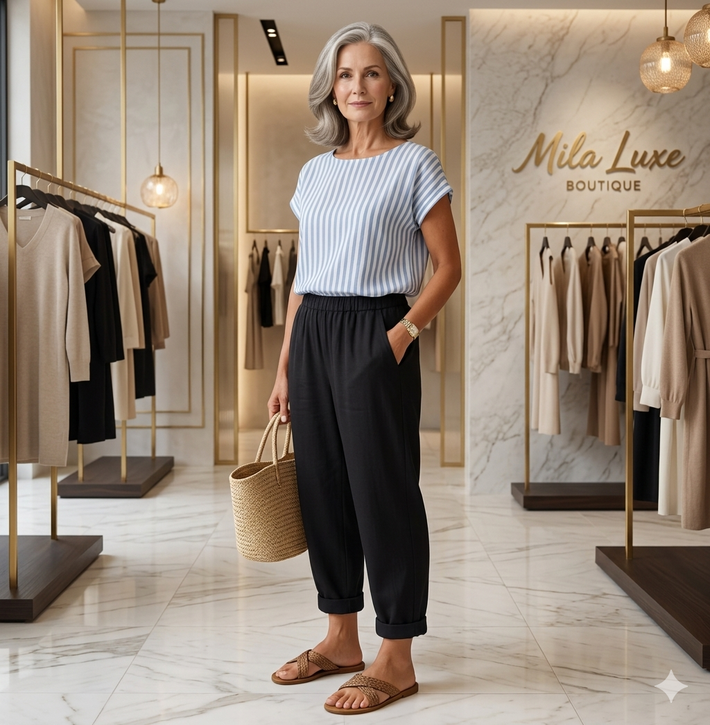 Romina™ | Timeless Linen-Cotton Trousers