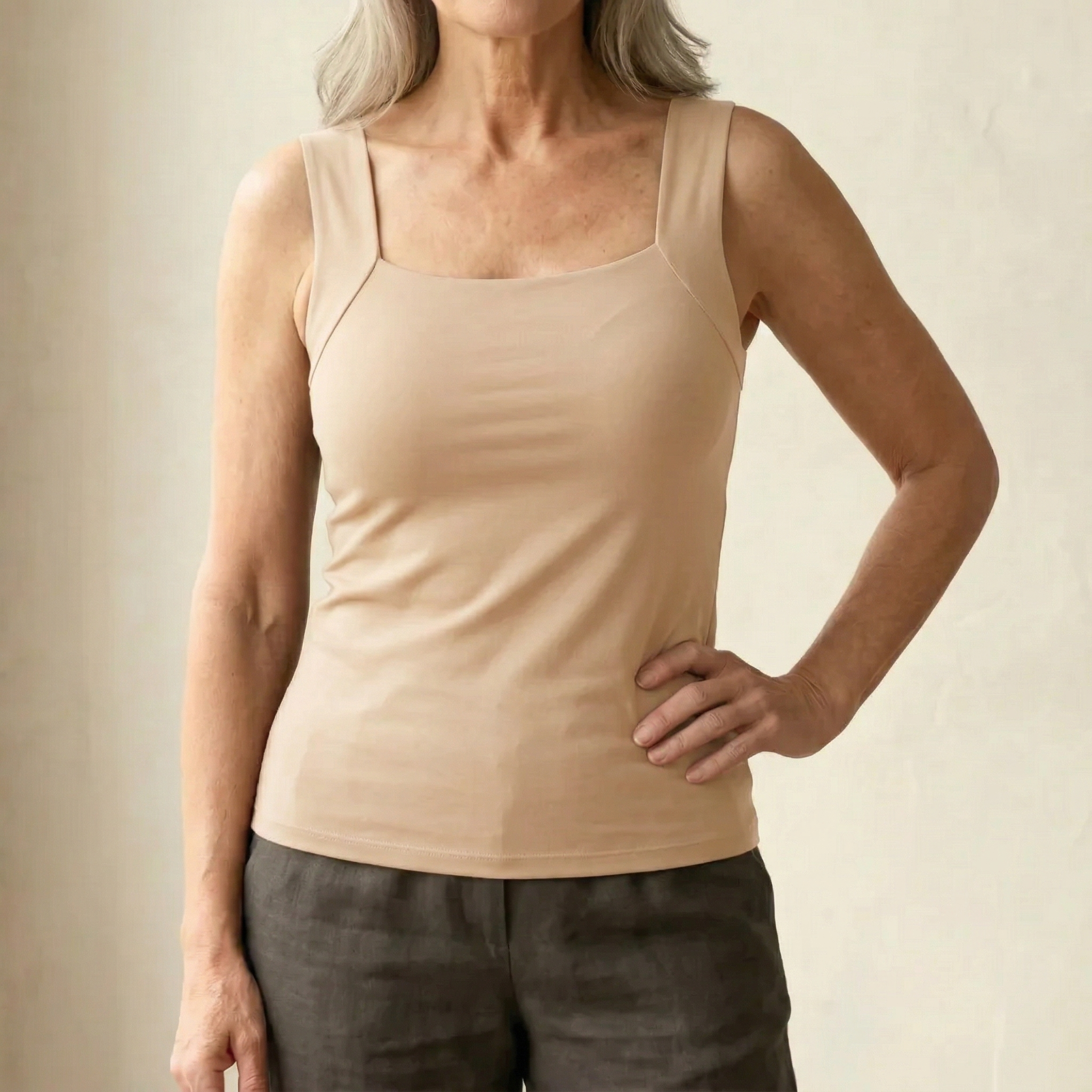 Roxanne | Built-In Comfort Bra Tank Top