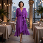 Valentina | Flowing Chiffon Dress