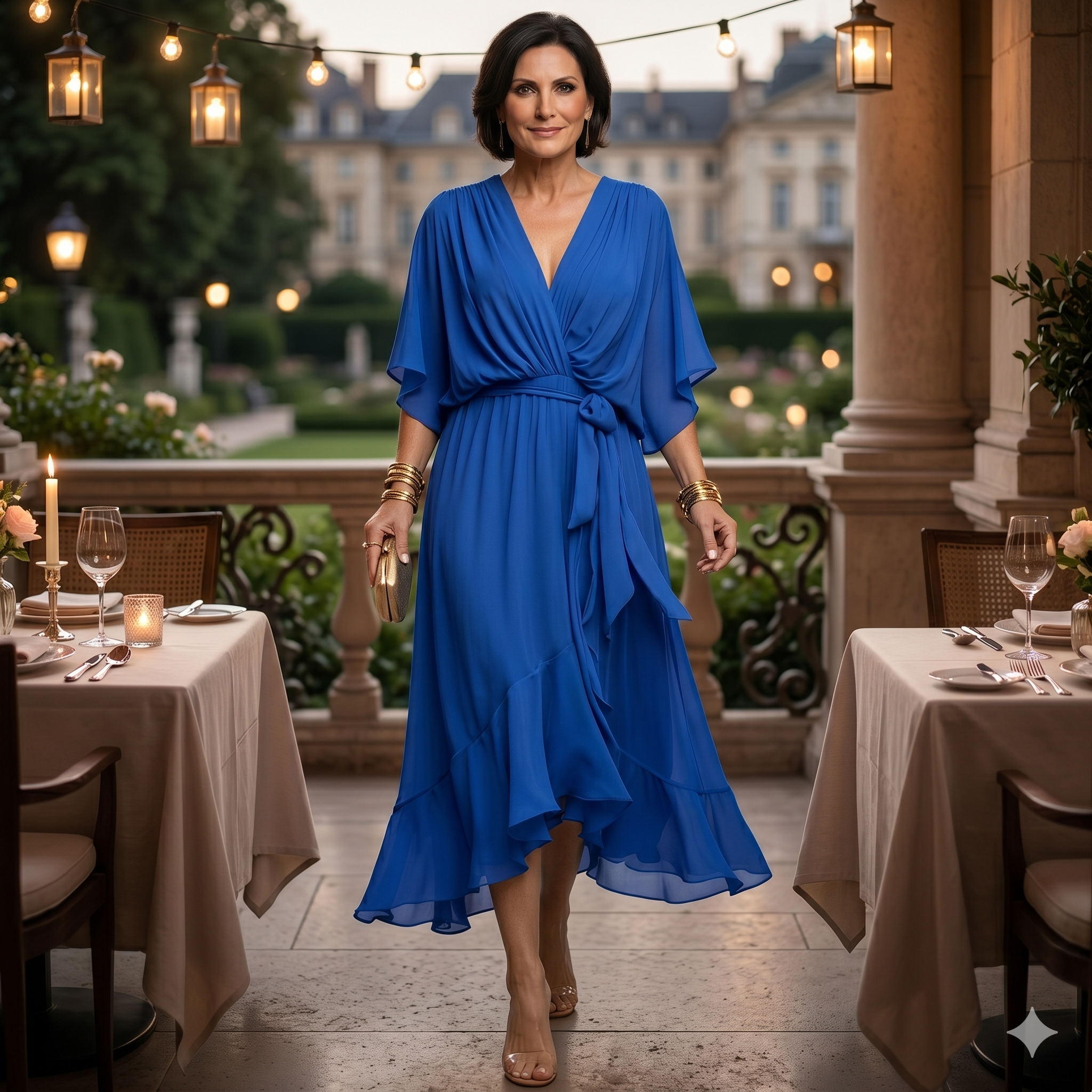 Valentina | Flowing Chiffon Dress