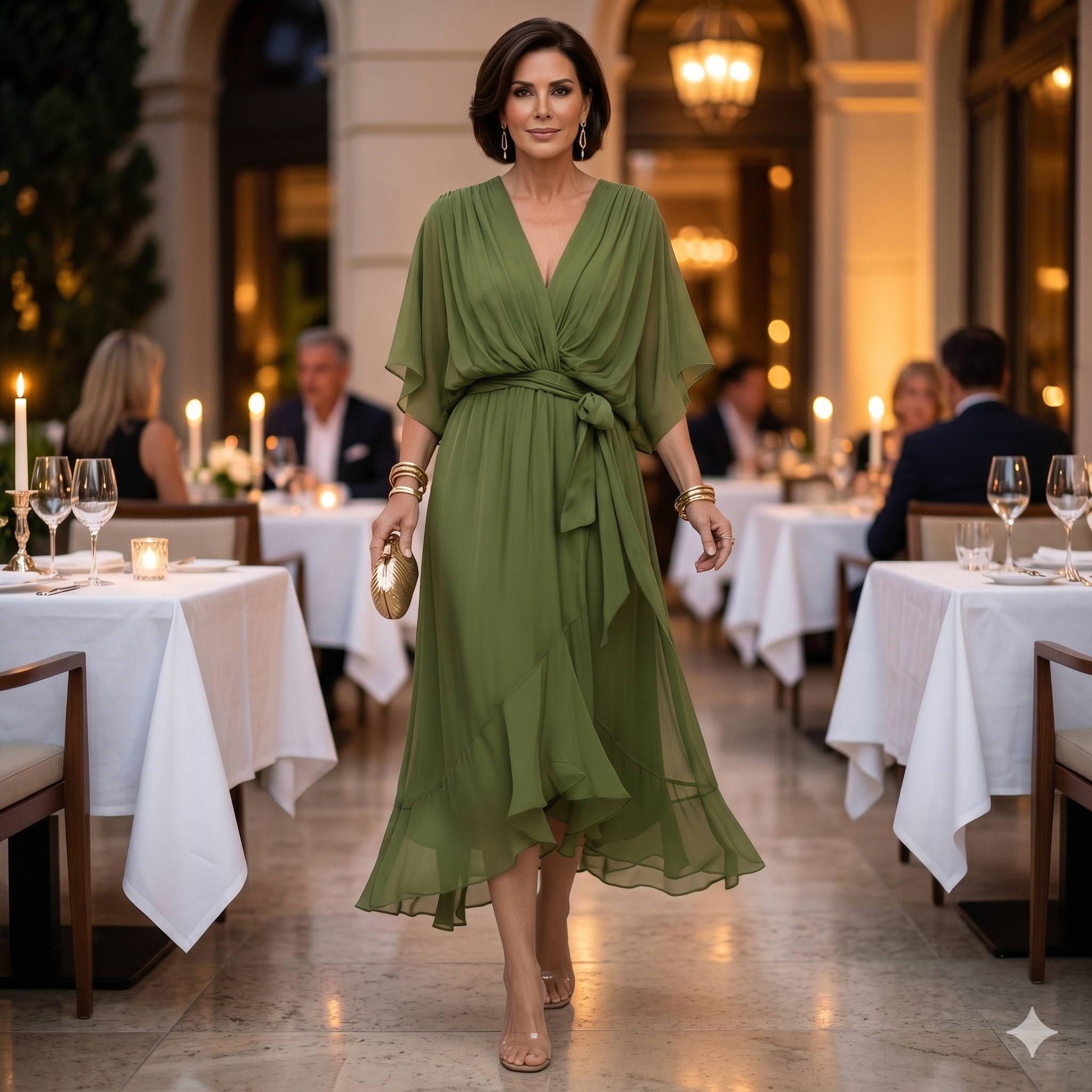 Valentina | Flowing Chiffon Dress