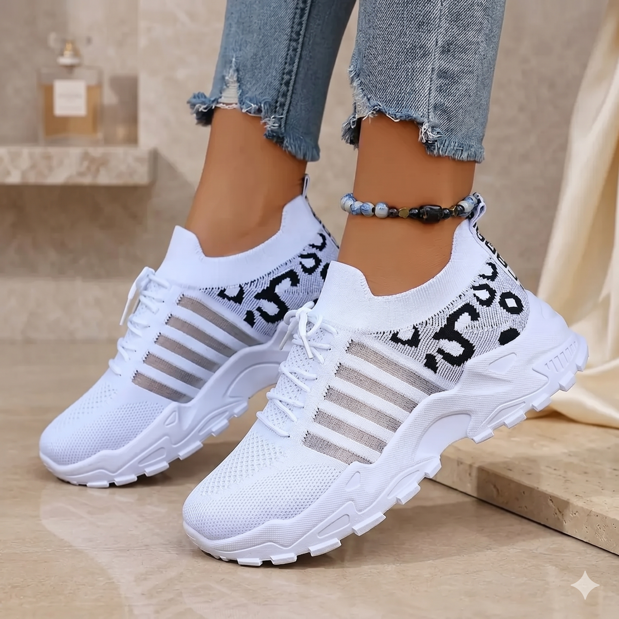 Veda™ Casual Soft Sole Mesh Sports Sneakers