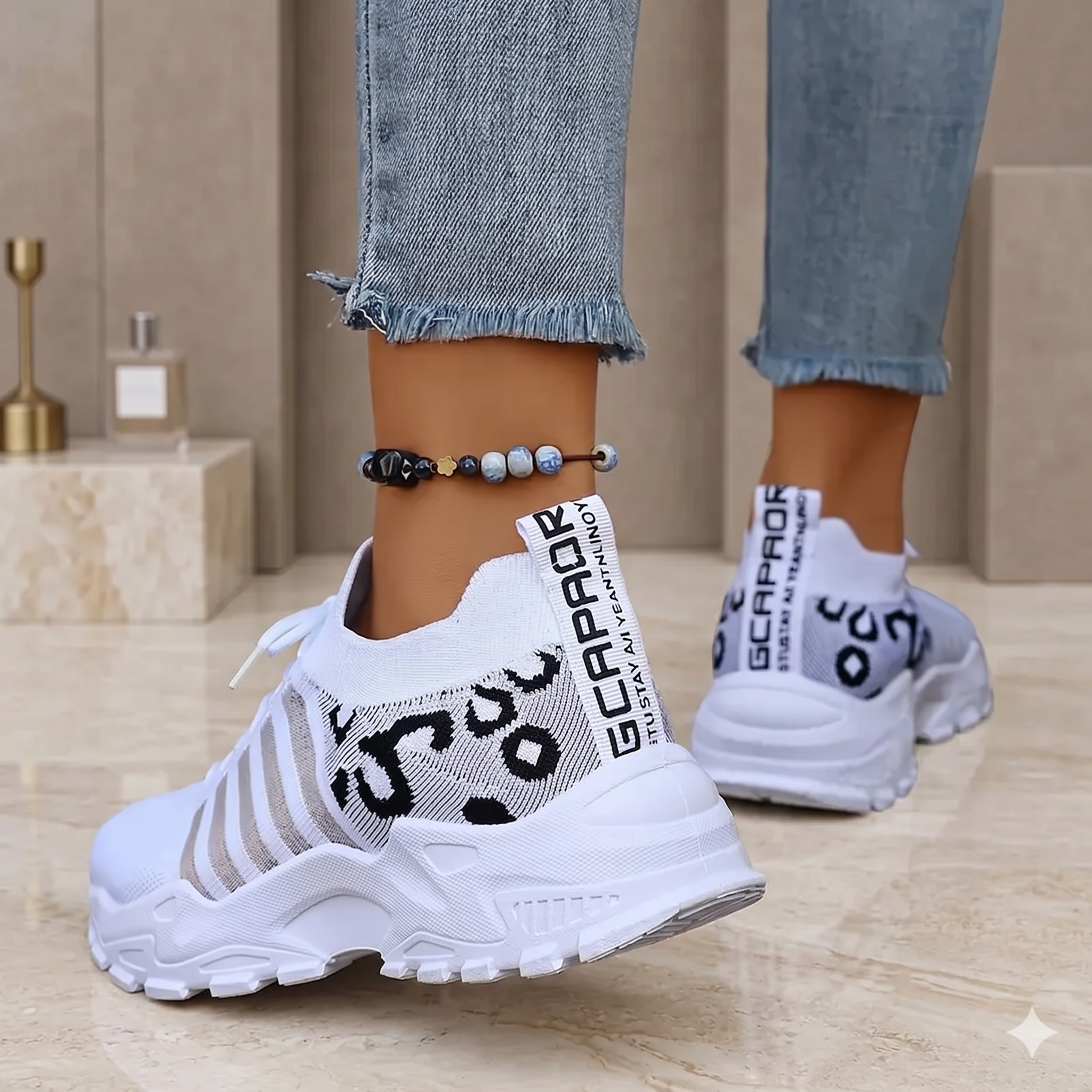 Veda™ Casual Soft Sole Mesh Sports Sneakers