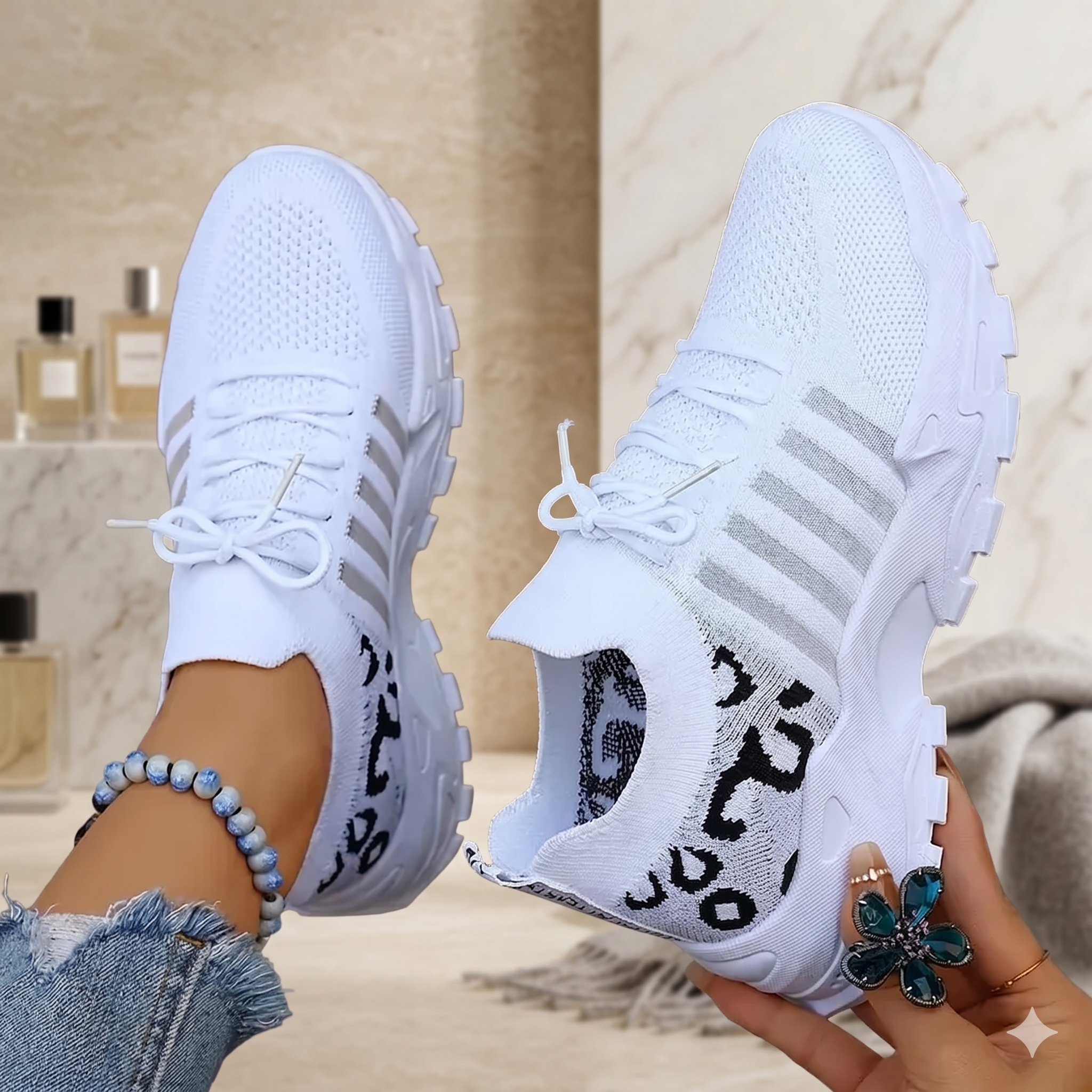 Veda™ Casual Soft Sole Mesh Sports Sneakers