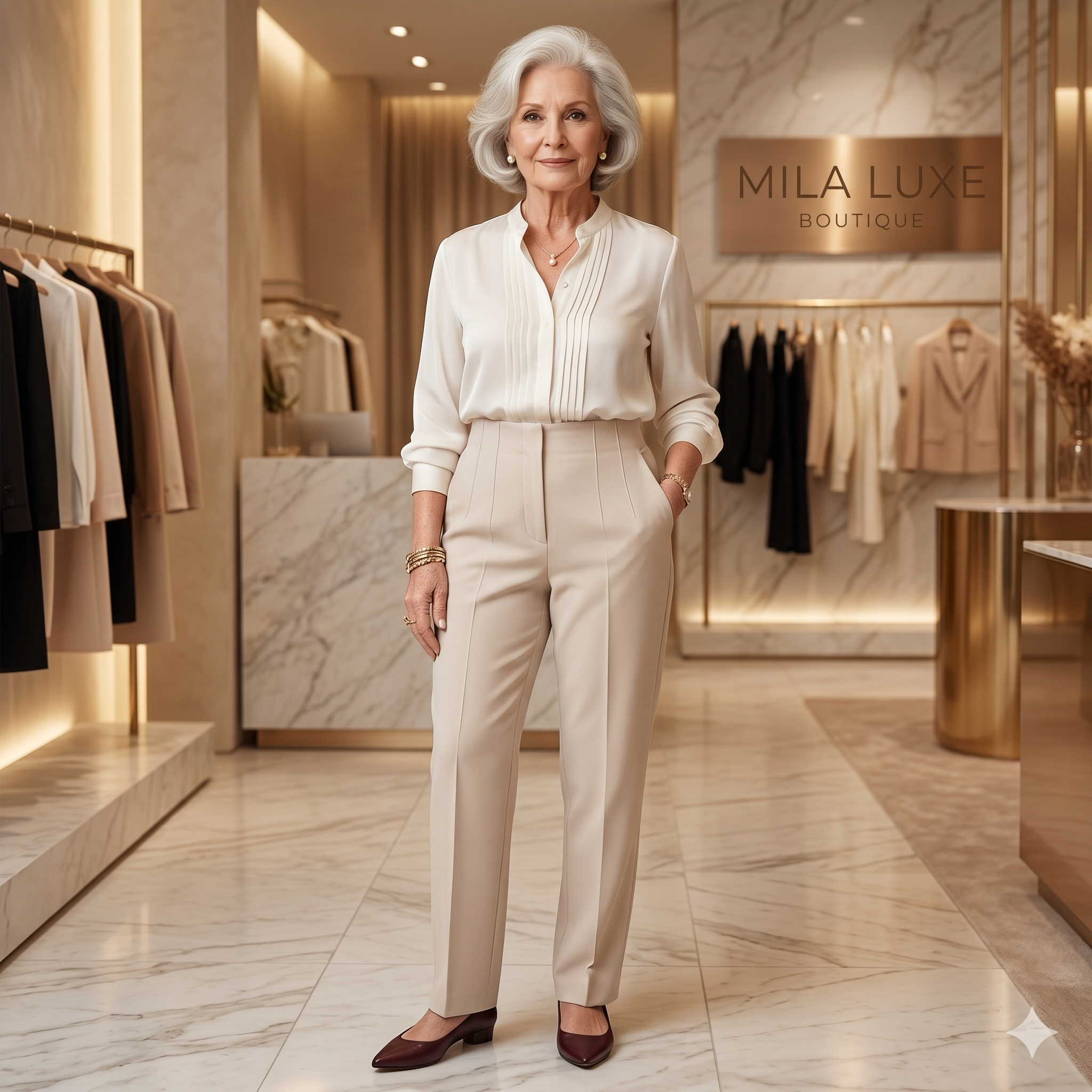 Verena – High-Waisted Trousers