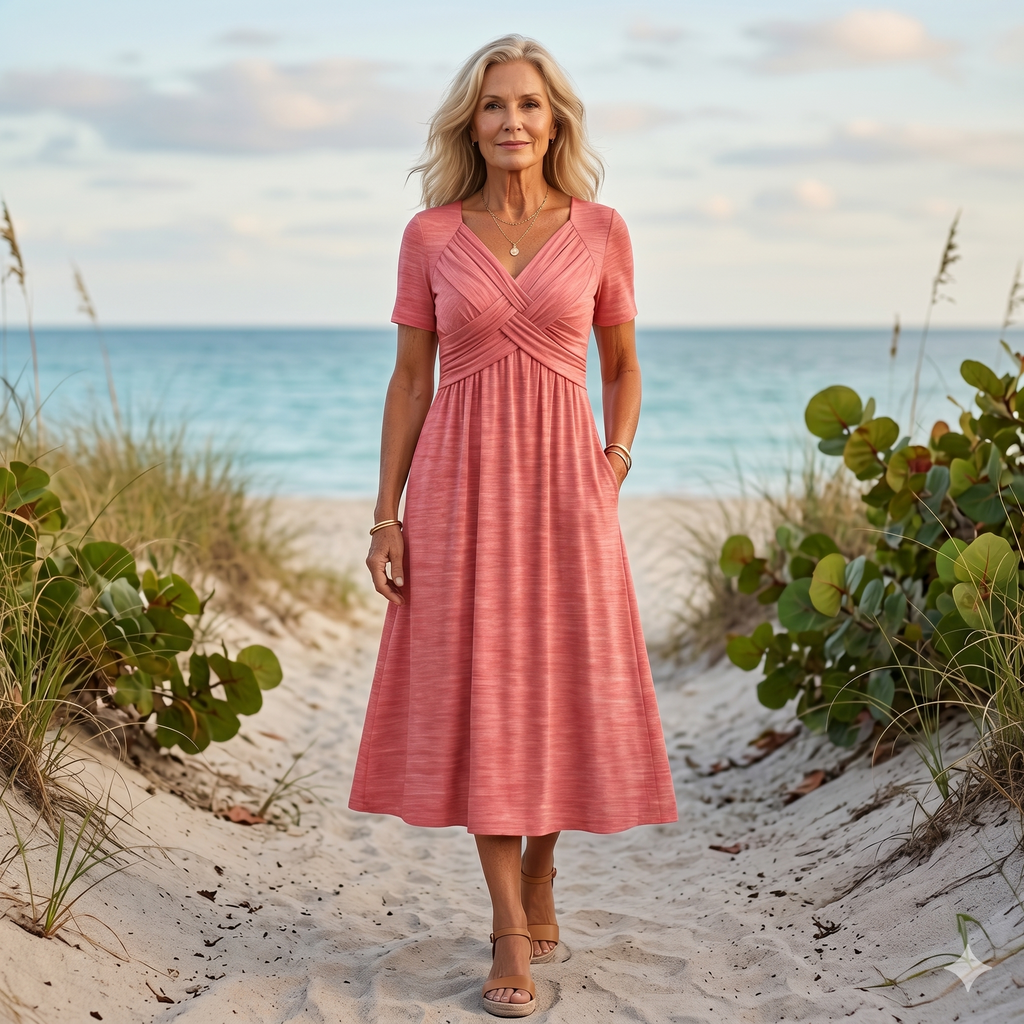 Viola™ | Midi Dress with Tummy Control