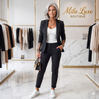 Vionne | Elegant Set of Top, Jacket, and Pants