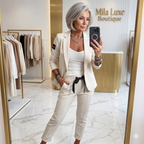 Vionne | Elegant Set of Top, Jacket, and Pants