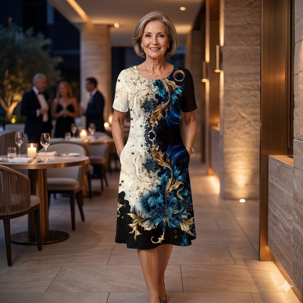 Viviana™ | Printed Relaxed Dress