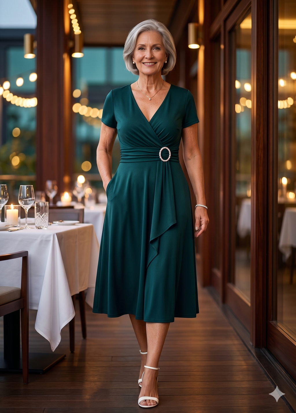 Zhyrelle | Elegant Midi Dress