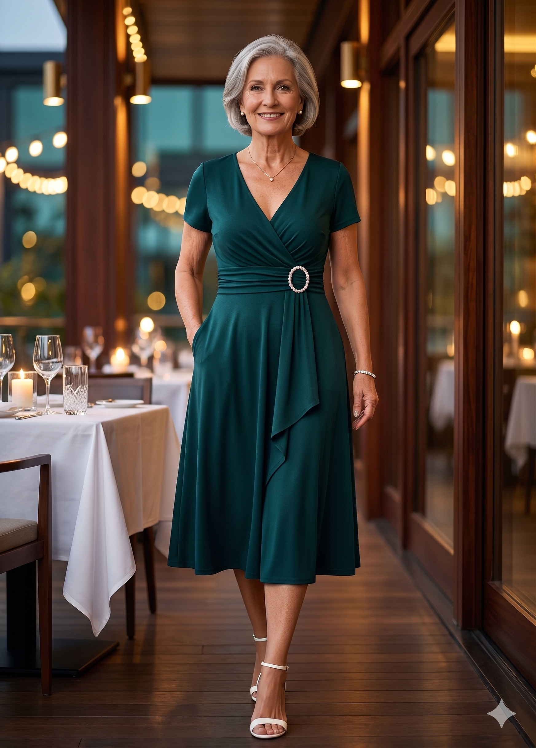 Zhyrelle | Elegant Midi Dress