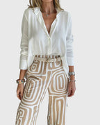 Emilia™ | Stylish Pants + Blouse & Belt
