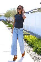 Free People Black Ever Had Tee