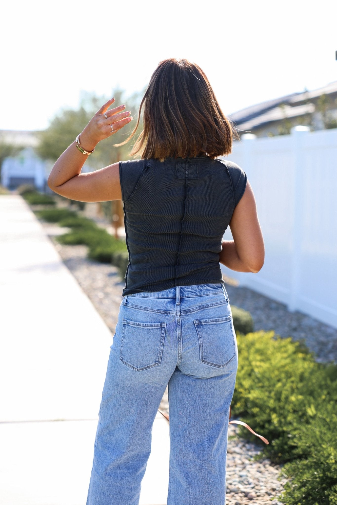 Free People Black Ever Had Tee