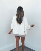 Free People Cream Everything Pullover