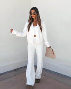 Ivory Sherpa Lounge Set - FINAL SALE