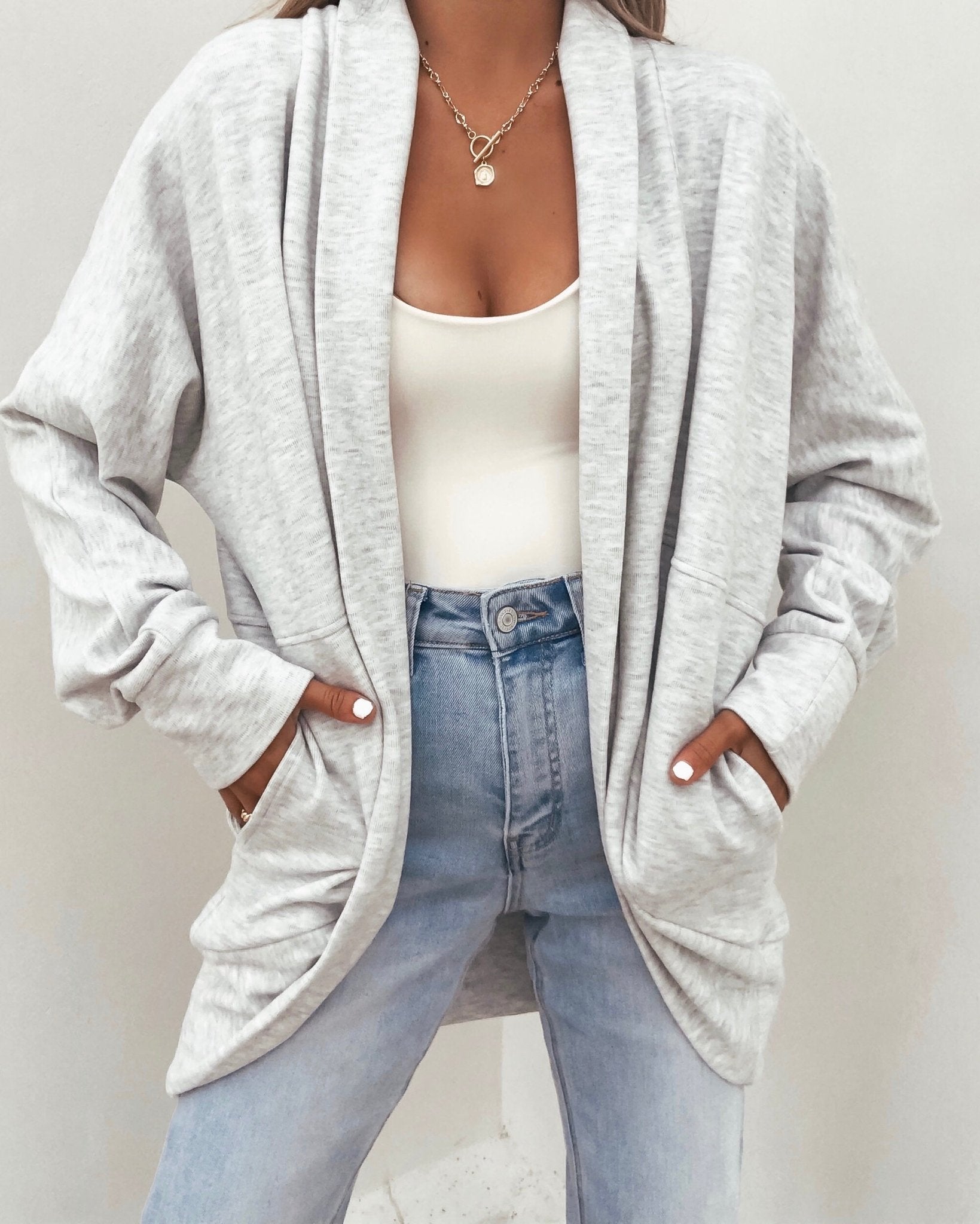 Make It Yours Grey Cardigan - FINAL SALE